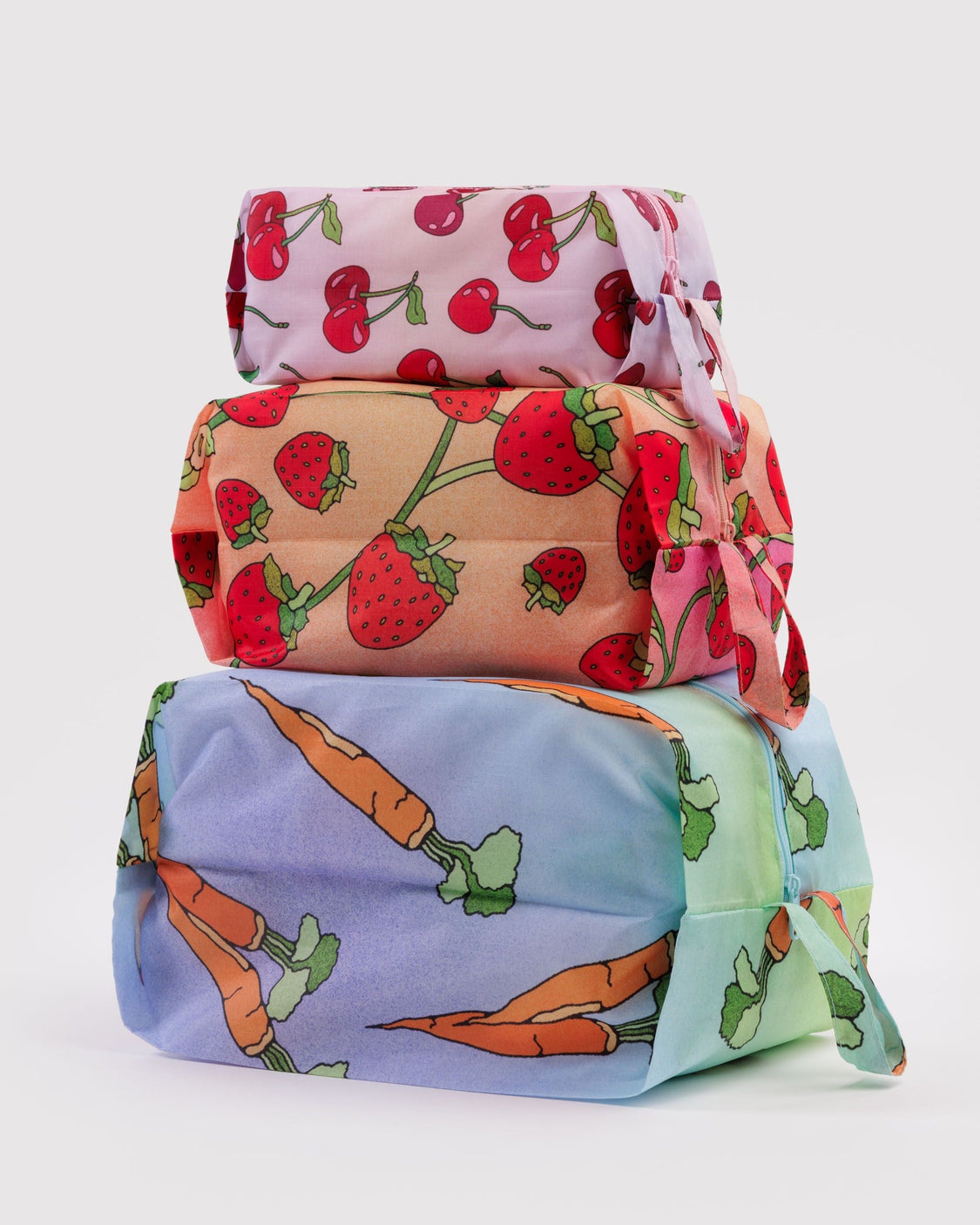 3D Zip Set - Carrots & Berries - Classic Storage