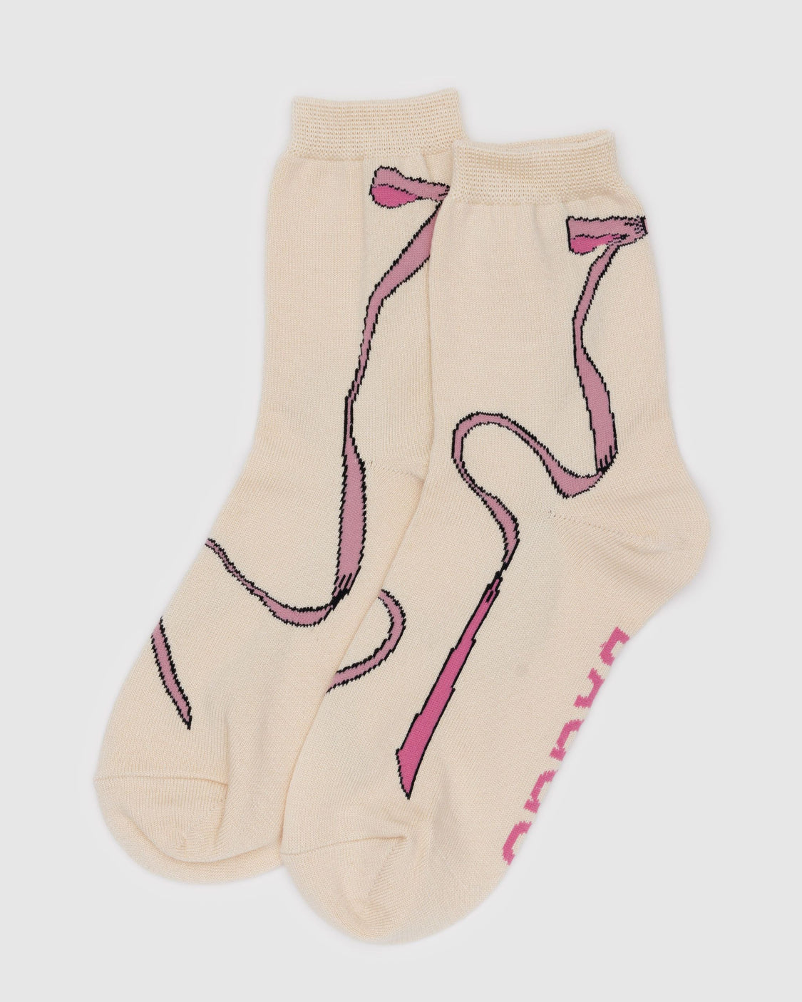 Crew Sock - Pink Bow - Daily Spa Wrap
