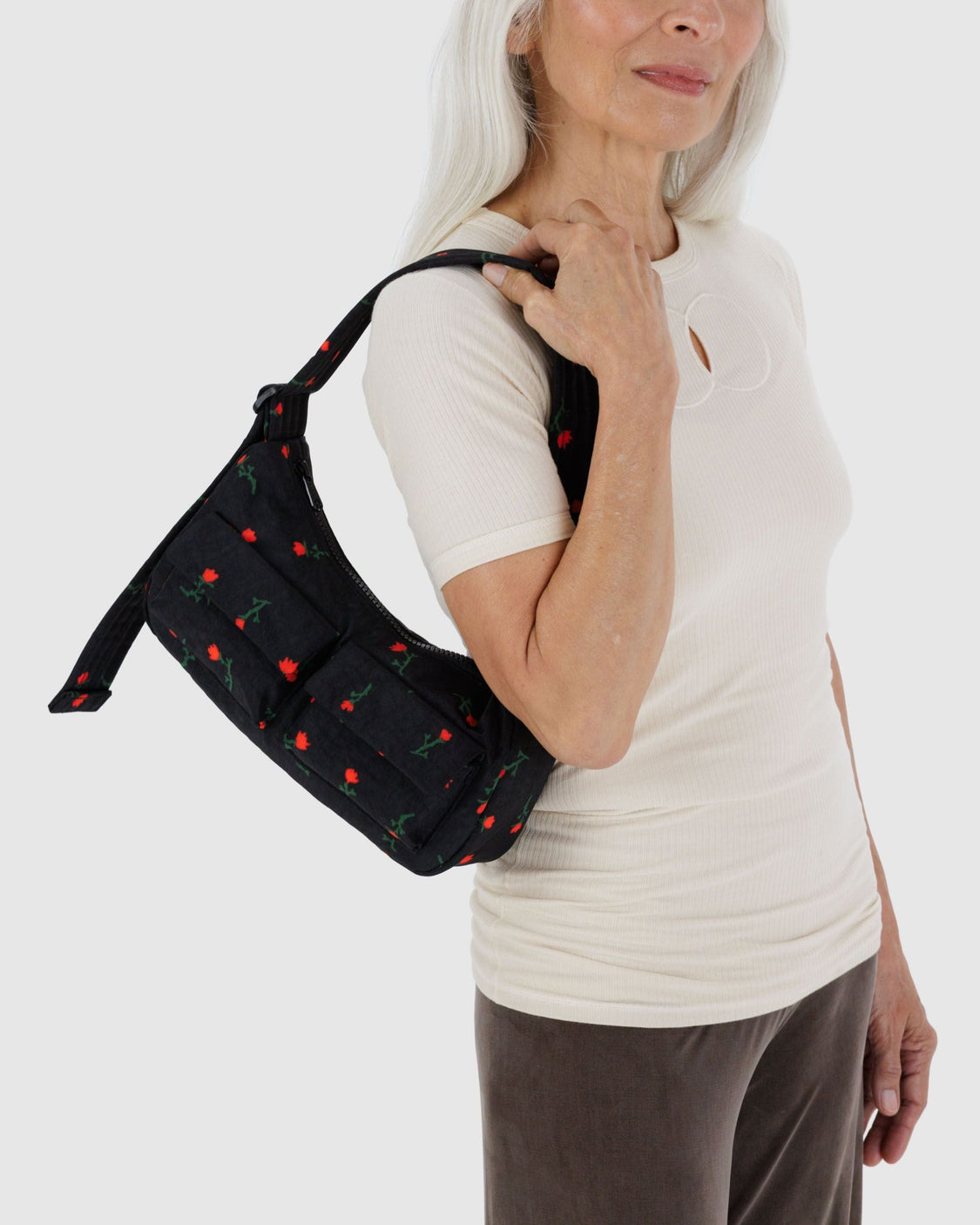 Cargo Shoulder Bag - Painted Wildflower - Modern Everyday Style